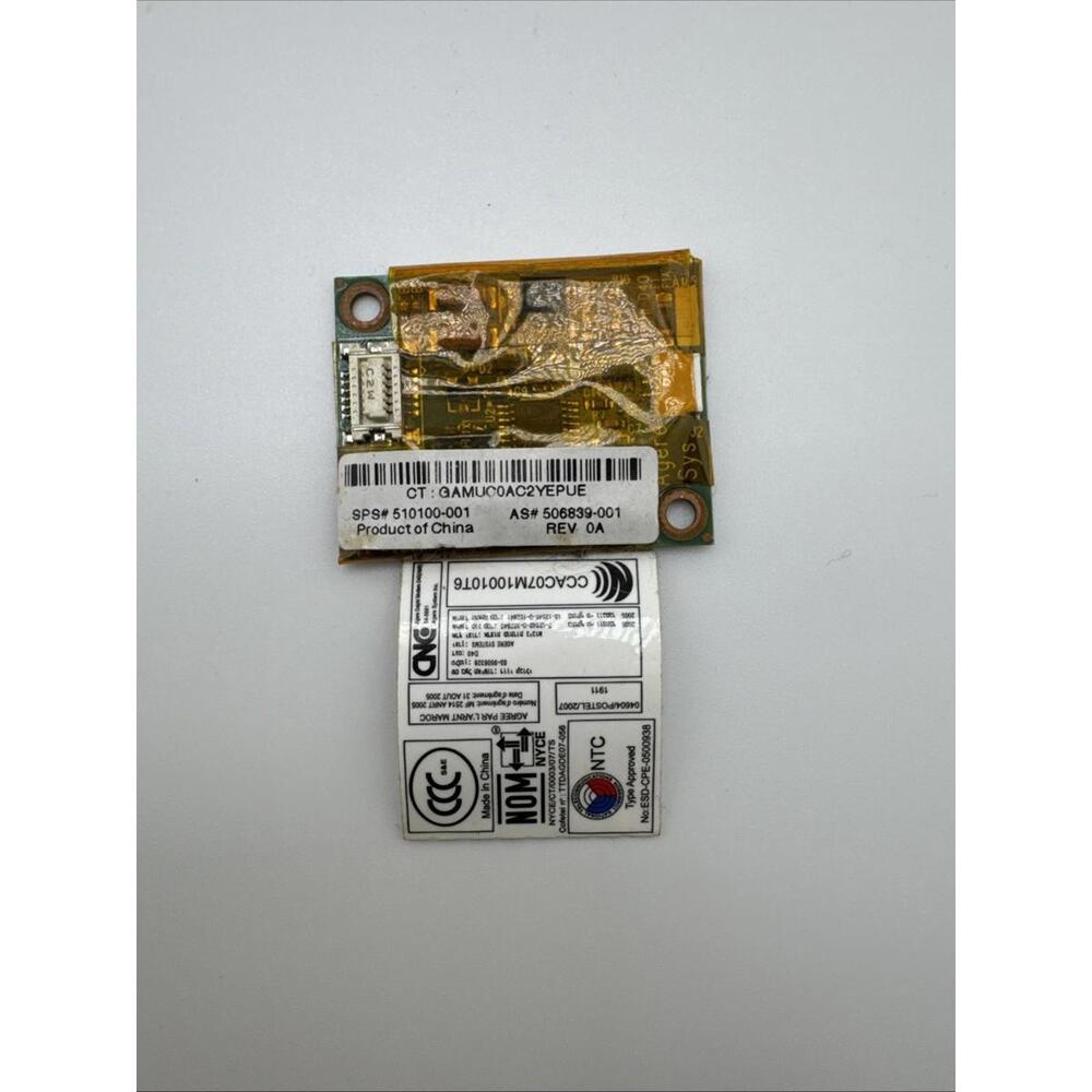 HP DV4 Laptop Computer Modem 12250 4005B-DELPHI 510100-001 aw22920Z